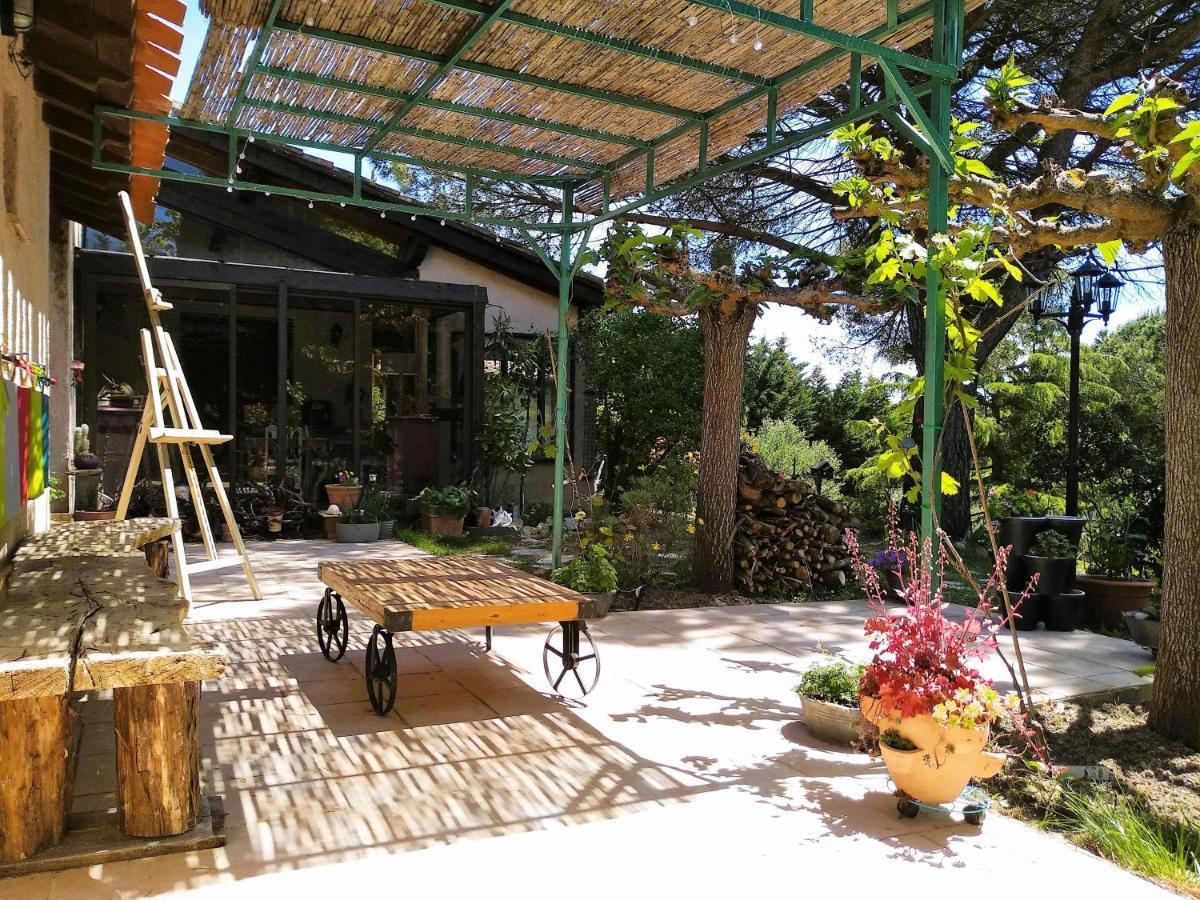 Chambre Independante Piscine, Parc, Cuisine... Brézilhac エクステリア 写真
